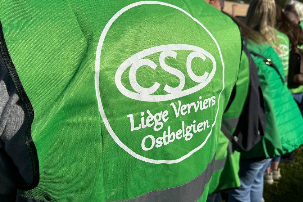 Nationaler Aktionstag der Gewerkschaften am 29. April 2025 - Protestaktion der CSC