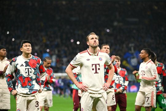 Enttäuschte Gesichter beim FC Bayern nach dem CL-Aus bei Inter Mailand