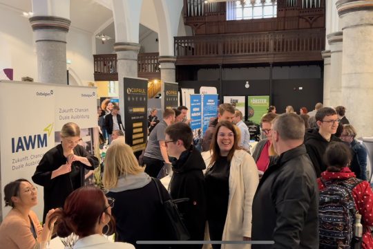 Die Berufsmesse "Meet your Job" stößt auf große Resonanz