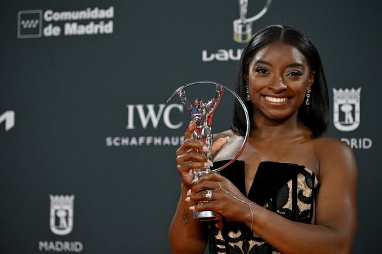 Simone Biles ist erneut Weltsportlerin des Jahres