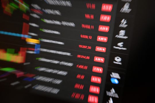 Hohe Verluste an den europäischen Börsen am 7. April 2025