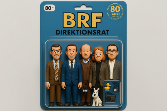 Der BRF-Direktionsrat als Tim-und-Struppi-Spielset - dank ChatGPT