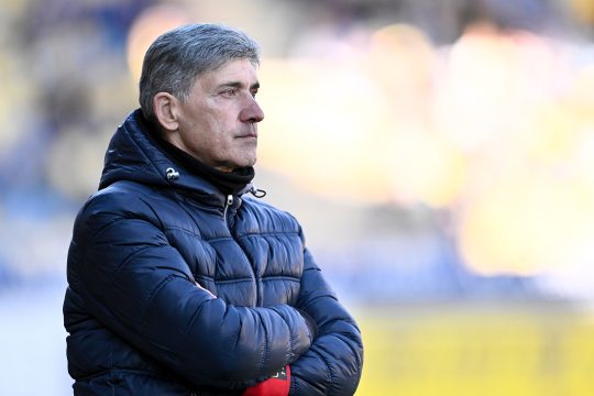 Felice Mazzu beim Spiel gegen Kortrijk