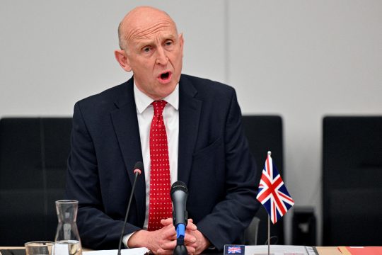 Der britische Verteidigungsminister John Healey