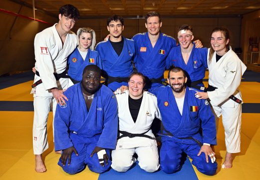 Das belgische Team für die Judo-EM