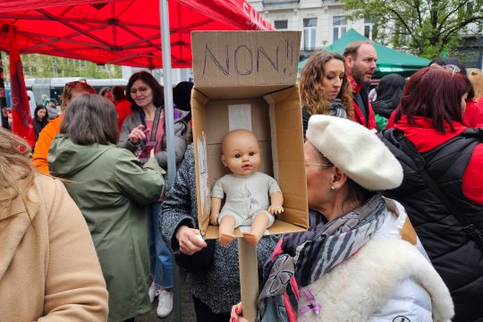 Streik der Kinderbetreuer in Brüssel