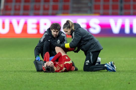 Loredana Humartus verletzte sich beim Spiel gegen Club Brügge am 8. Februar