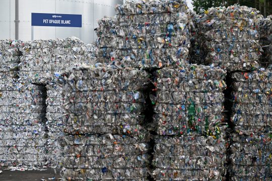 Recycling-Center in Epinal, Nordfrankreich