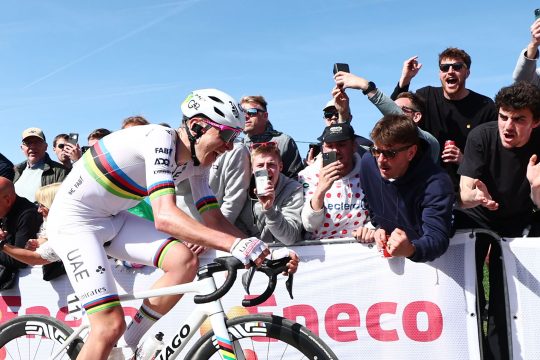 Tadej Pogacar bei der Flandern-Rundfahrt