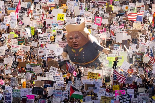 Proteste gegen Präsident Trump in den USA