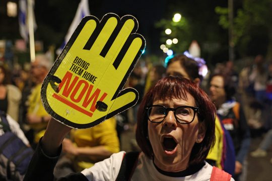 Die Proteste für die Freilassung der Geiseln reißen nicht ab