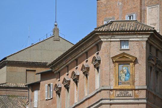Außenansicht der Sixtinischen Kapelle