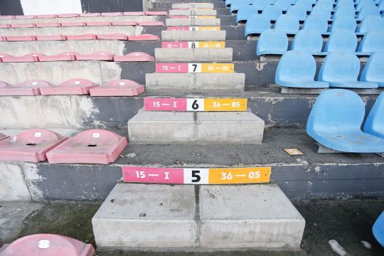 Das Stadion von Sporting Charleroi