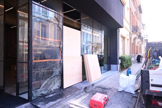 Brandanschlag auf eine Anwaltskanzlei in Antwerpen