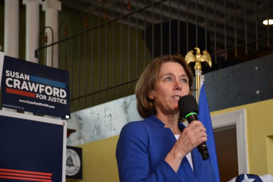 Richterin Susan Crawford hat die Wahl in Wisconsin gewonnen