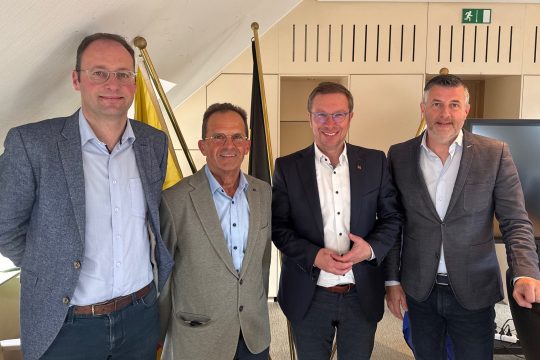 Jean-Paul Bastin, Jean Lafleur, François Desquesnes und Pascal Arimont