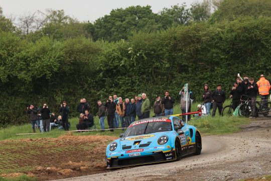 Cédric Cherain/Damien Withers im Porsche 992 Rally GT bei der Rallye de Wallonie