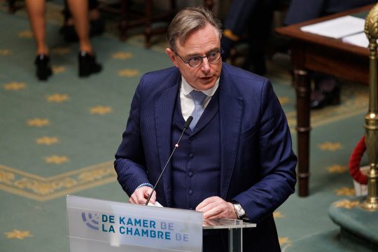 Premier Bart De Wever am Donnerstag in der Kammer