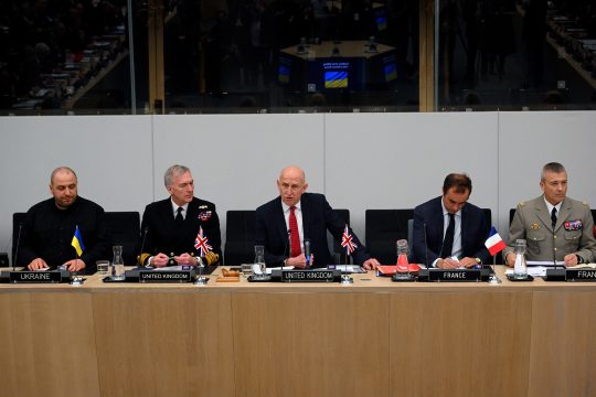 Treffen der "Koalition der Willigen" in Brüssel