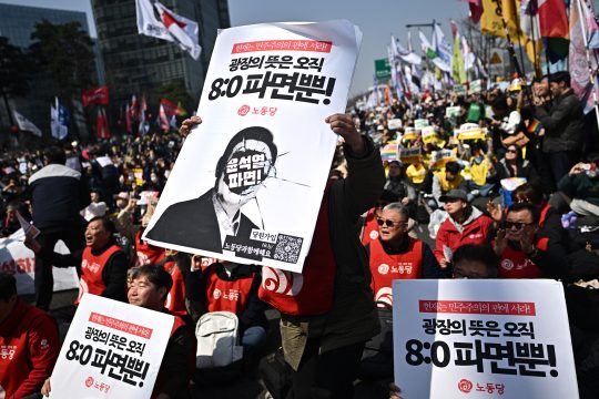 Anti-Yoon-Demonstration in Seoul