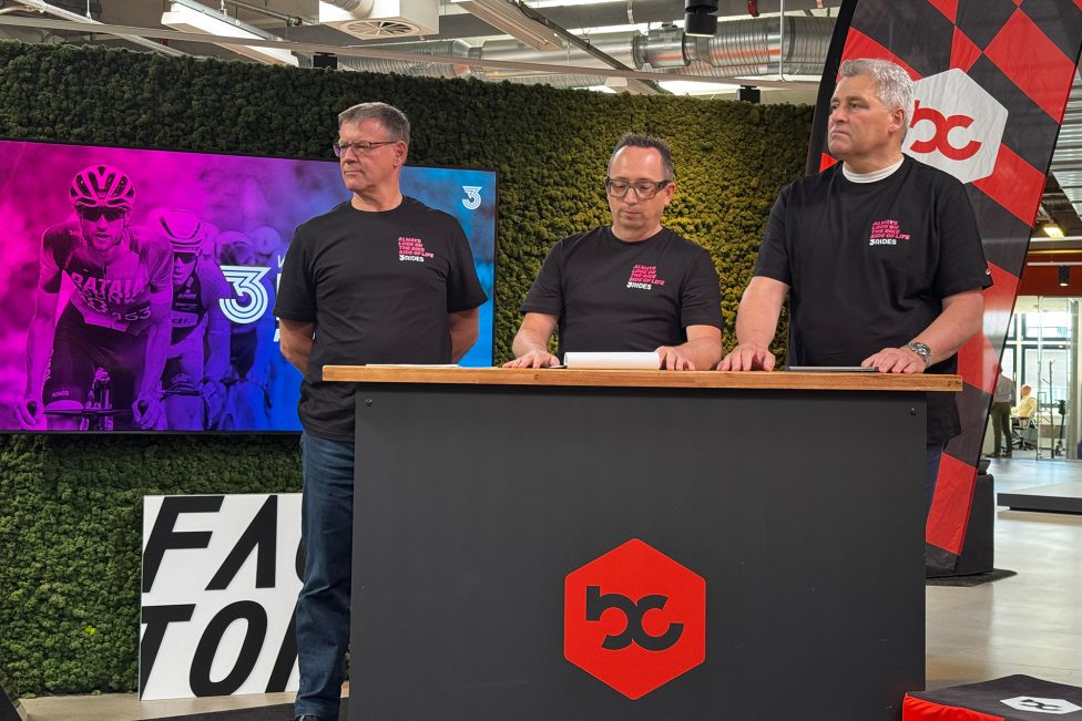 Das Planungskomitee von "3 Rides", in der Mitte Björn Müller