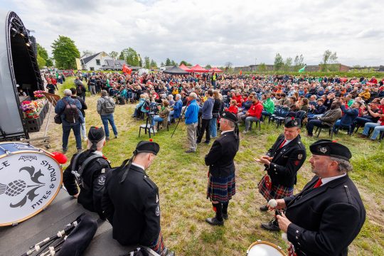 Gedenkveranstaltung der Organisation "8. Mai" im Fort Breendonck