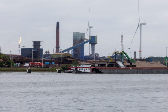 ArcelorMittal im Hafen von Gent