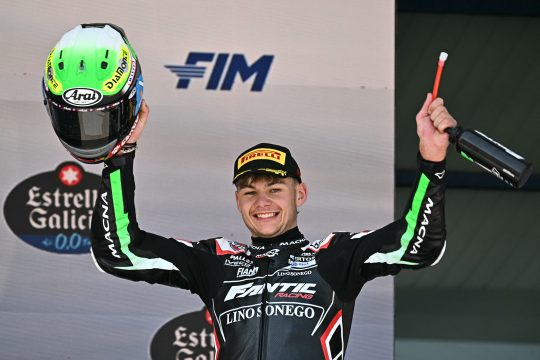 Barry Baltus am 27.4. auf der Rennstrecke von Jerez de la Frontera