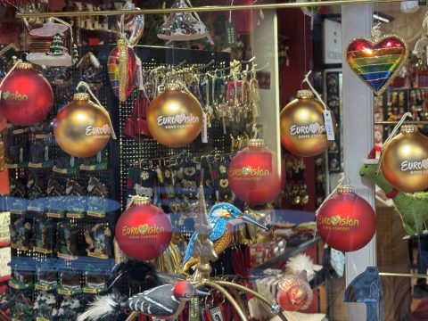 ESC Weihnachtskugeln in Basel