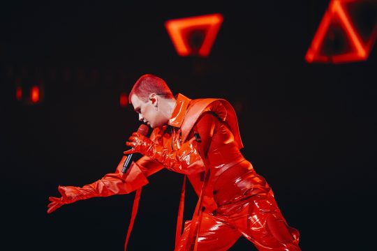 Red Sebastian bei der Probe