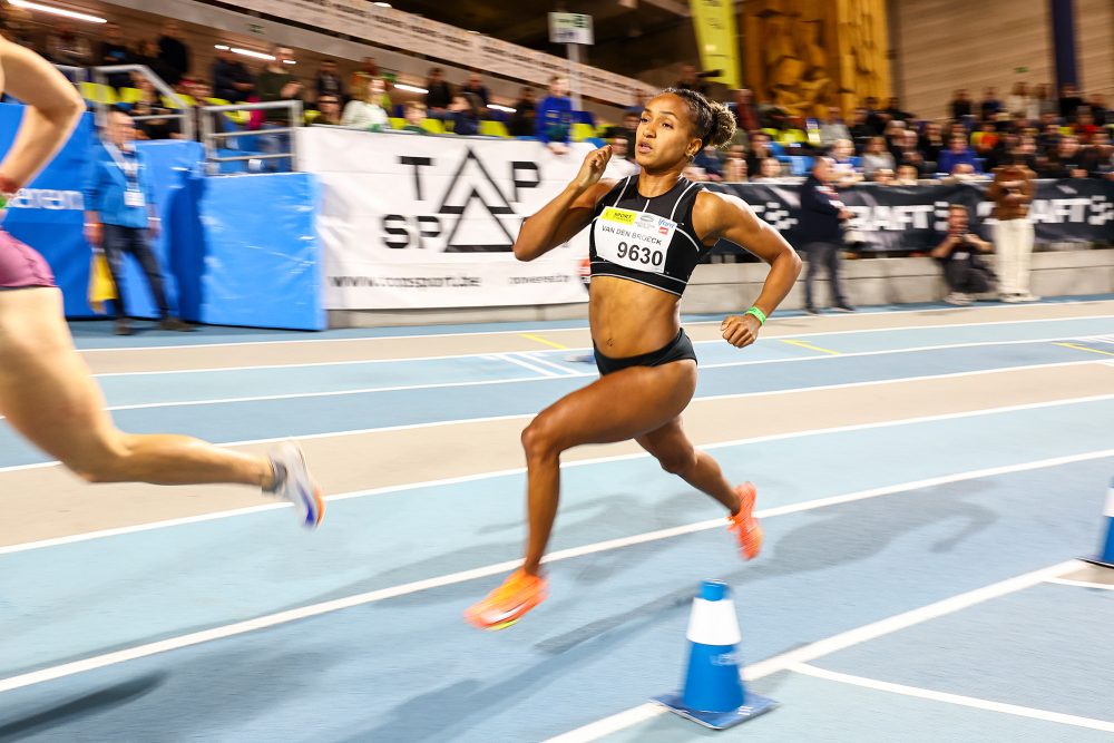 Naomi Van den Broeck beim Indoor-Meeting in Gent am 1. Februar