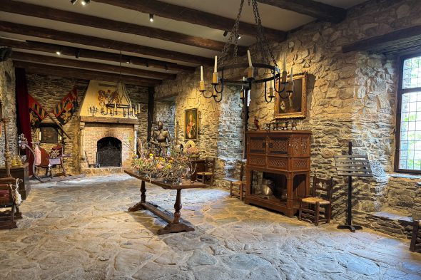 Burg Reinhardstein: Einer der Innenräume