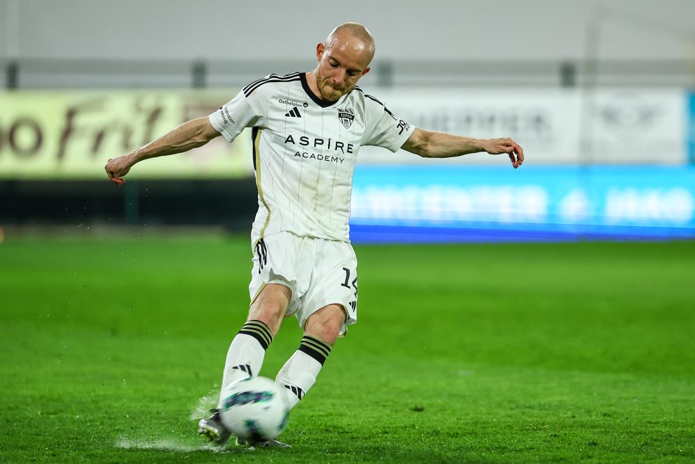 Jérôme Déom beim Spiel in Beveren am 4. April