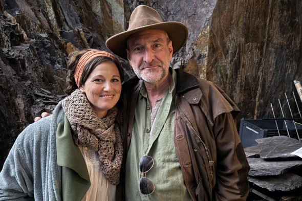 Schauspieler Brigitte Heitzer und Peter Van de Velde