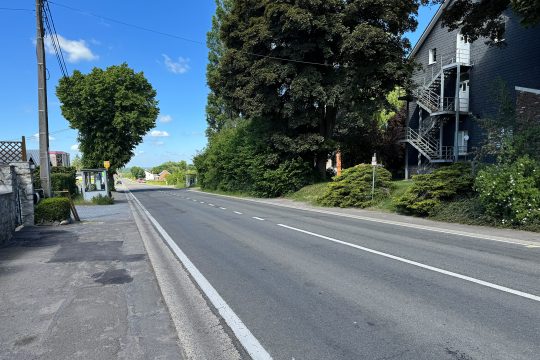 Die Eupener Straße in Baelen