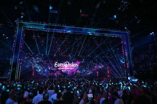 Zuschauer beim ersten Halbfinale des ESC 2025