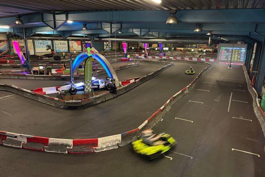 Kart-Bahn im Fun & Action Center in Grüfflingen