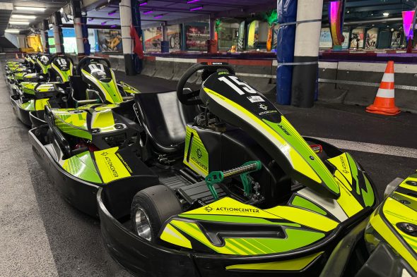 Karts im Fun & Action Center in Grüfflingen