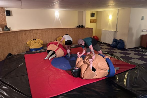Sumo-Ringen im Fun & Action Center in Grüfflingen