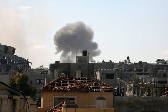 Rauchschwaden im Gazastreifen