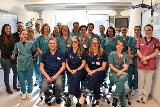 Das Team der Intensivstation der Klinik St. Josef