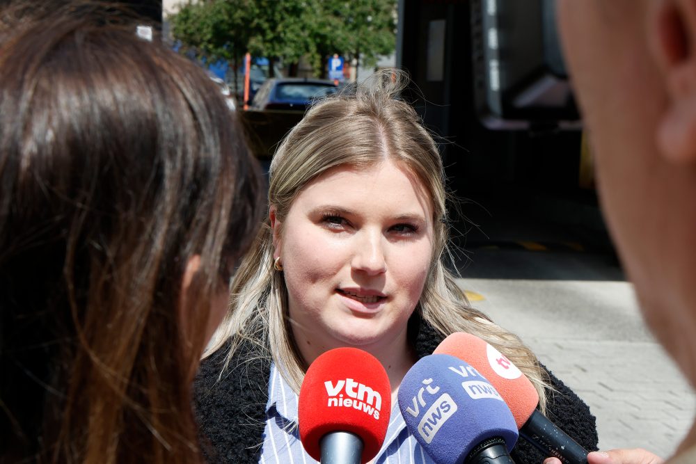 Anwältin Justine Versluys am Dienstag in Gent