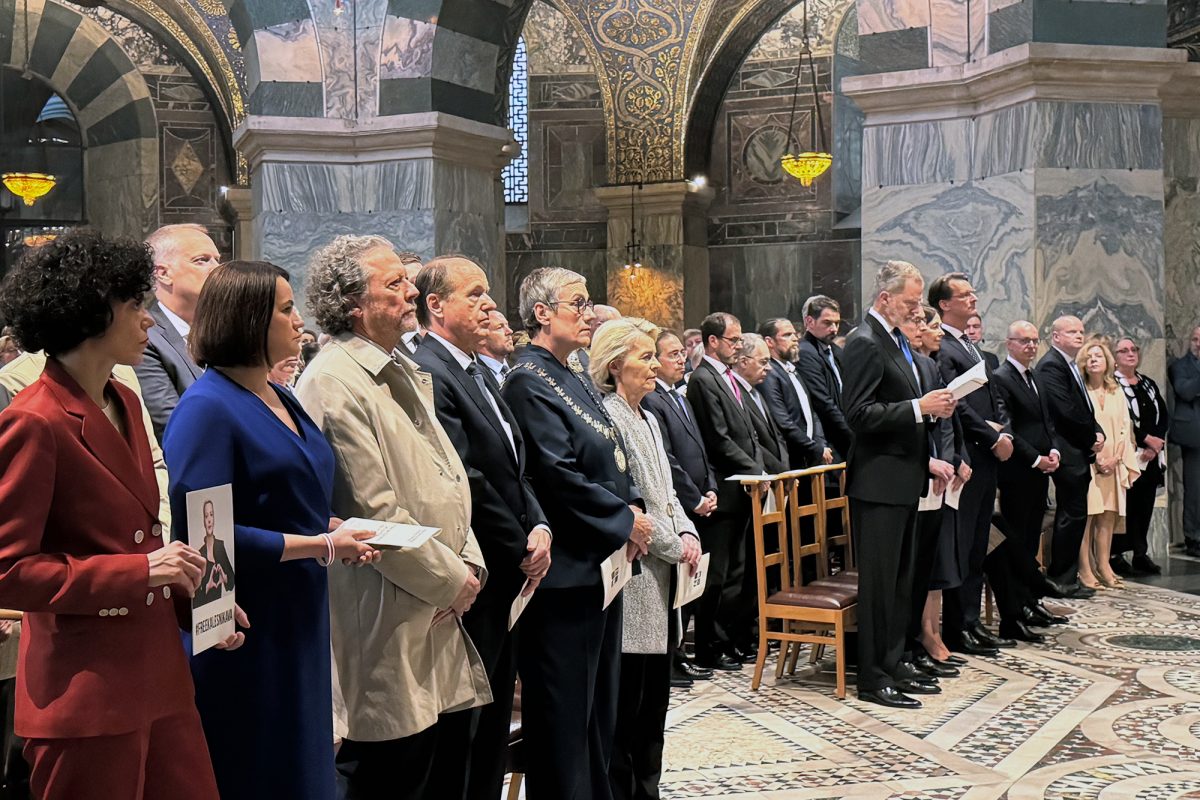 Messe zur Karlspreis-Verleihung im Aachener Dom