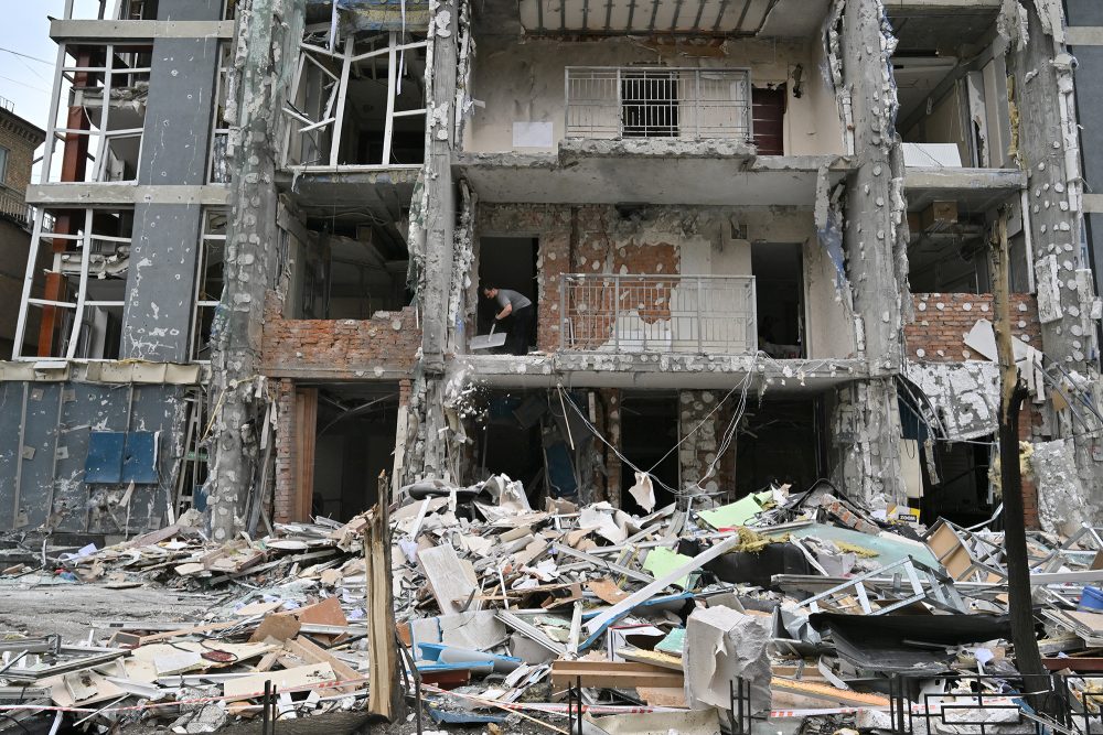 Auch die ukrainische Hauptstadt Kiew war Ziel der russischen Angriffe
