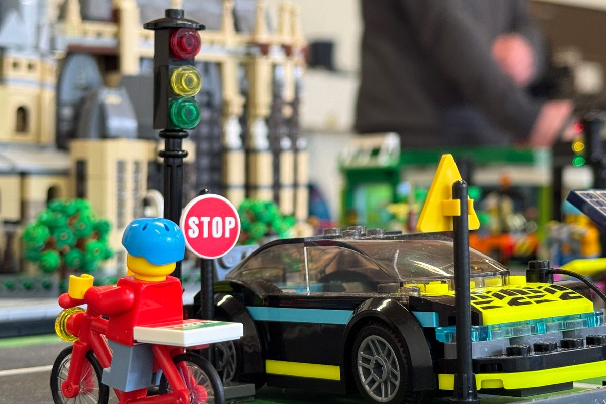 Mit Legosteinen erstelltes Stadtmodell von Aachen