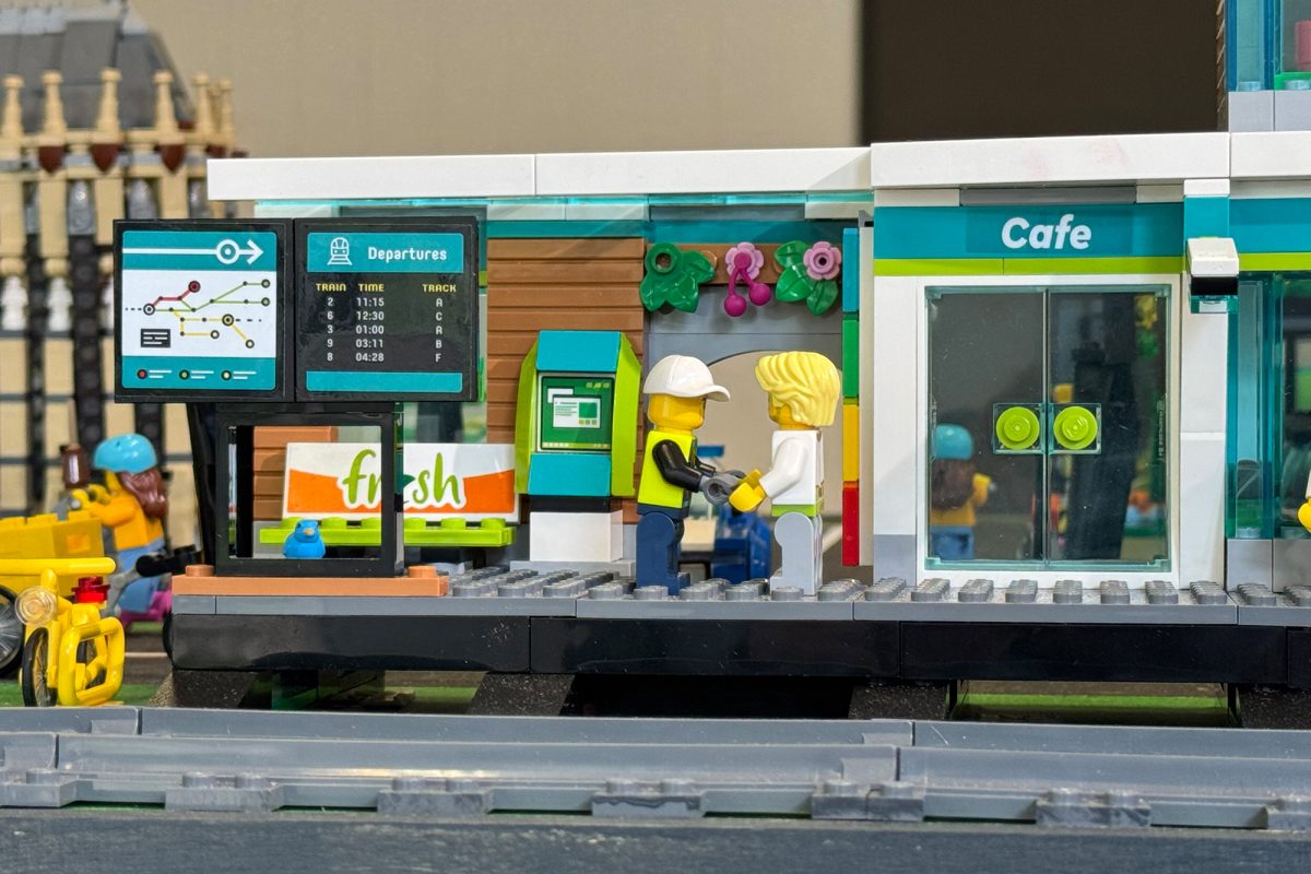 Mit Legosteinen erstelltes Stadtmodell von Aachen