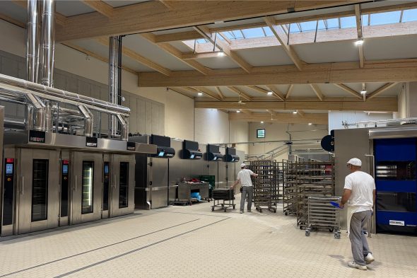 Neue Backstube der Bäckerei Fonk in Metz