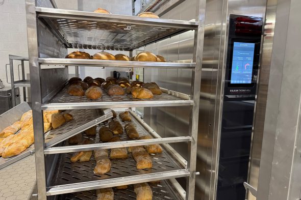 Neue Backstube der Bäckerei Fonk in Metz
