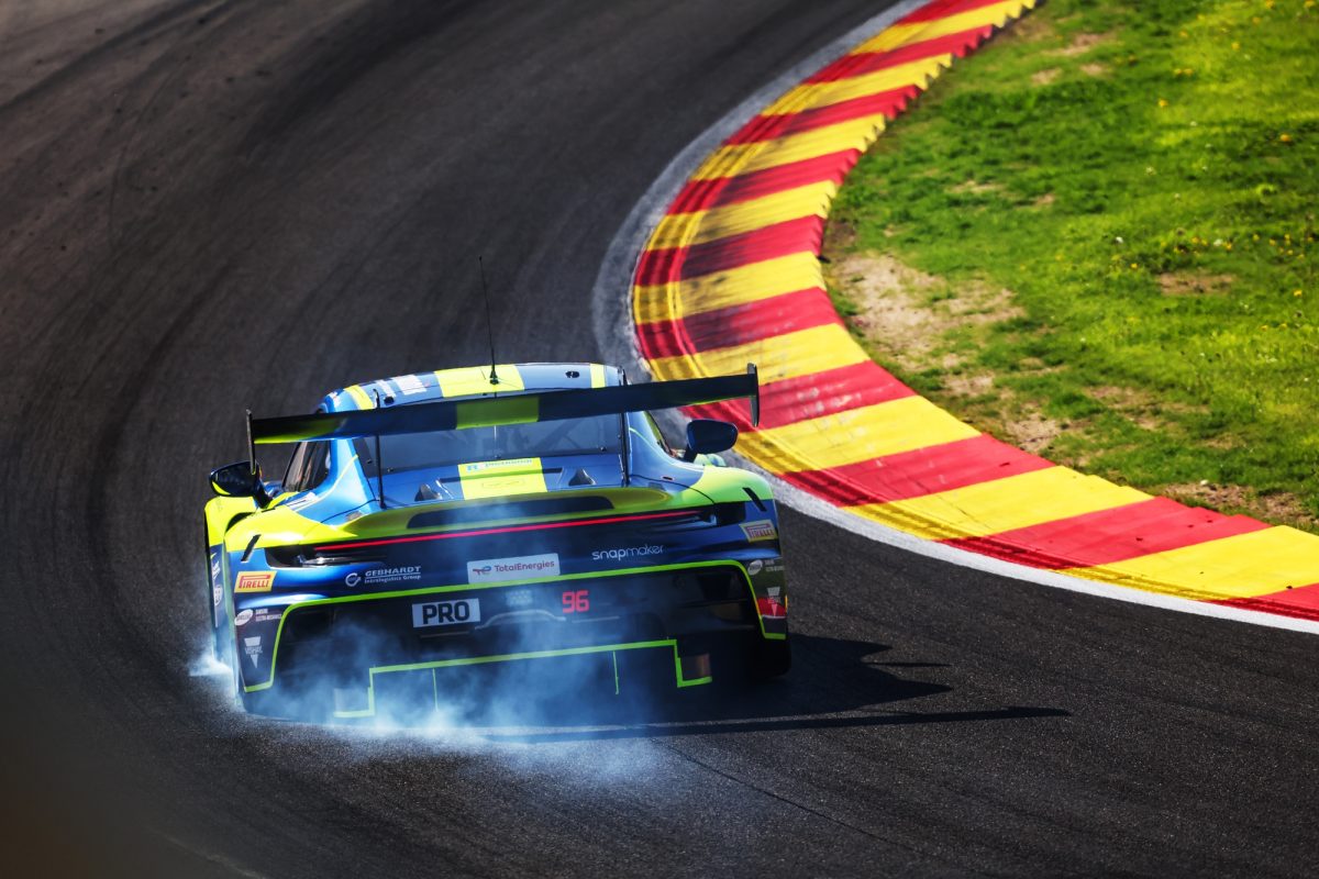 Alessio Picariello (Porsche 911 GT3 R 992 #96) ist einer der Belgier mit Chancen auf den Gesamtsieg