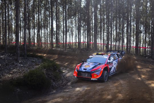 Thierry Neuville/Martijn Wydaeghe im Shakedown der Rallye Portugal